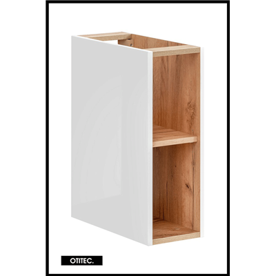 Meuble sous vasque de 20 cm - Blanc - LISOA