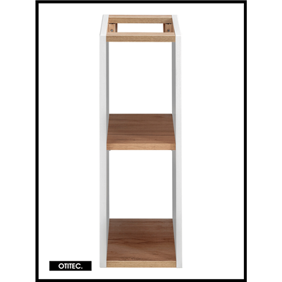 Meuble sous vasque de 20 cm - Blanc - LISOA