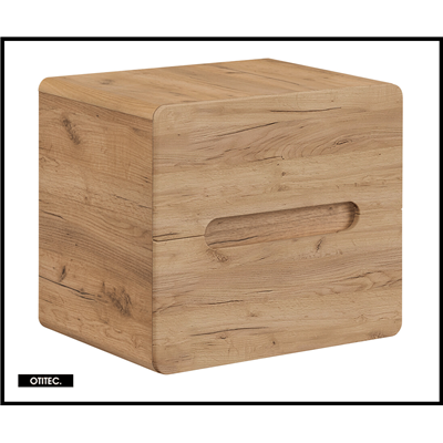 Meuble sous vasque de 60 cm - Oak - 2 tiroirs - PASTI