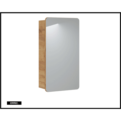 Armoire miroir de salle de bain - 40 cm - 1 porte - PASTI