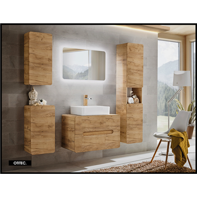 Colonne de salle de bain de 170 cm - Oak - 2 portes - PASTI CRAFT