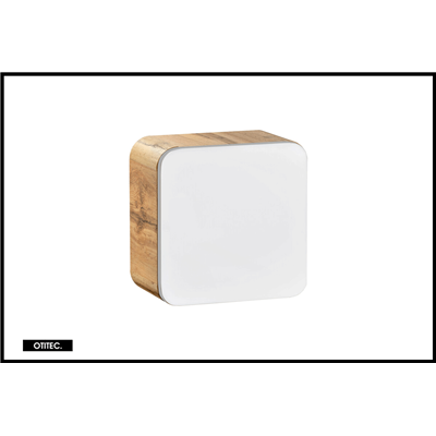 Cube de rangement haut de salle de bain - 35x35 cm - Blanc - 1 porte - PASTI WHITE