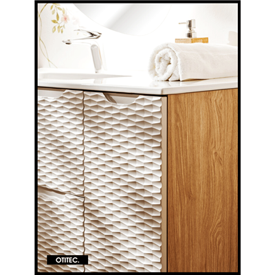 Meuble sous vasque de 30 cm - Beige - 1 porte - SEA