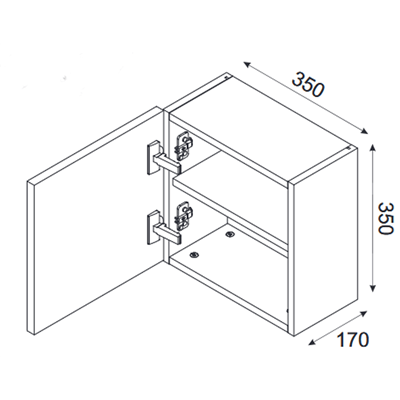 Cube de rangement - 35x35 cm - Beige - SETTA