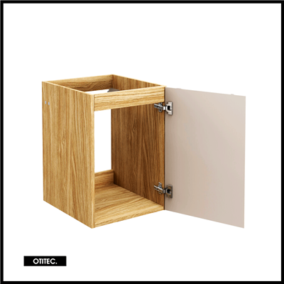 Meuble sous vasque de 40 cm - Beige - 1 porte - SETTA