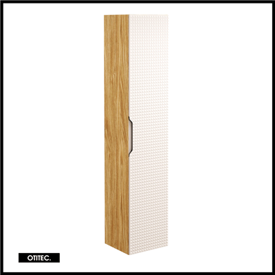 Colonne de salle de bain - 170 cm - Beige - 1 porte - SETTA