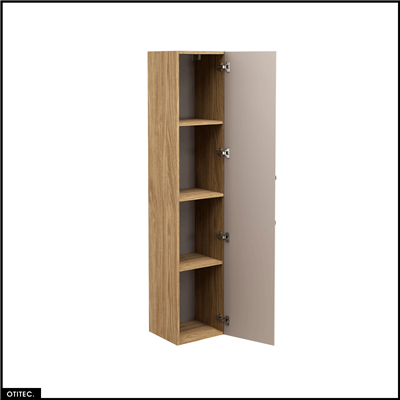 Colonne de salle de bain - 170 cm - Beige - 1 porte - SETTA
