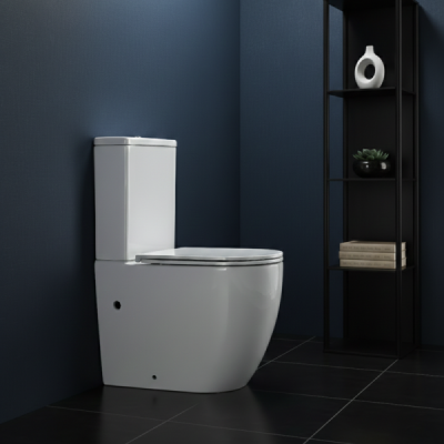 WC à poser - 62 x 36 cm - Blanc - VIRGA