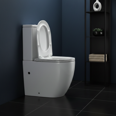 WC à poser - 62 x 36 cm - Blanc - VIRGA