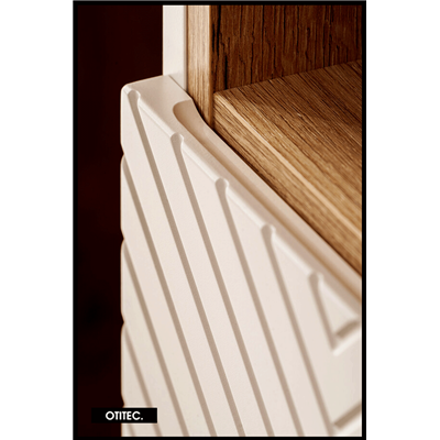 Colonne de salle de bain de 140 cm - 2 portes - DANO