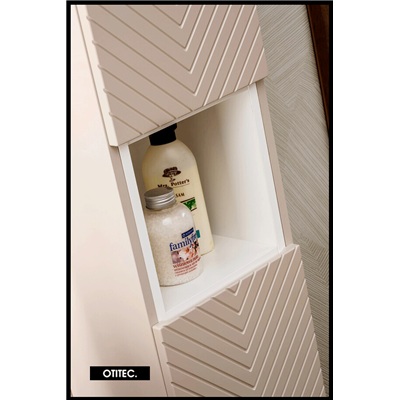 Colonne de salle de bain de 140 cm - 2 portes - DANO