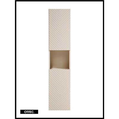 Colonne de salle de bain de 140 cm - 2 portes - DANO