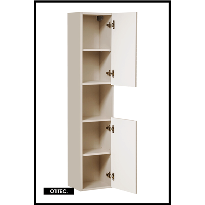 Colonne de salle de bain de 140 cm - 2 portes - DANO