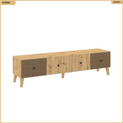 Meuble TV - H.45 x L.180 x P.42 - KYOTO