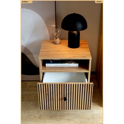 Table de chevet - H.58 x L.47 x P.42 - KYOTO