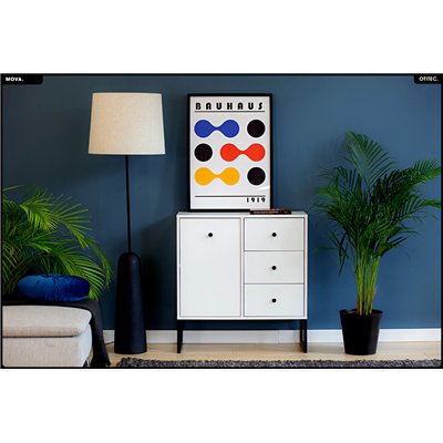 Commode - H.82 x L.77 x P.33 - MOVA