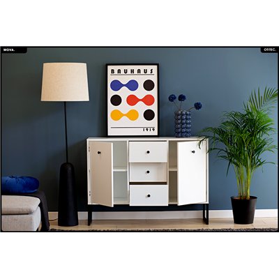 Commode - H.82 x L.115 x P.33 - MOVA