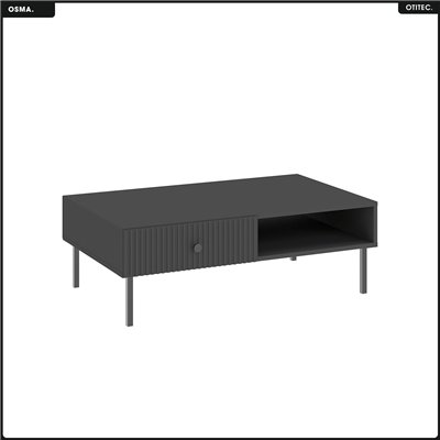 Table basse - H.35 x L.102 x P.67 - OSMA - NOIR