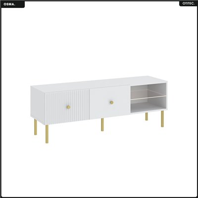 Meuble TV - H.48 x L.135 x P.42 - OMSA - GOLD