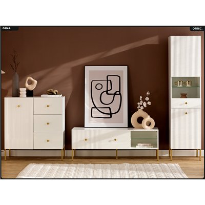 Meuble TV - H.48 x L.135 x P.42 - OMSA - GOLD