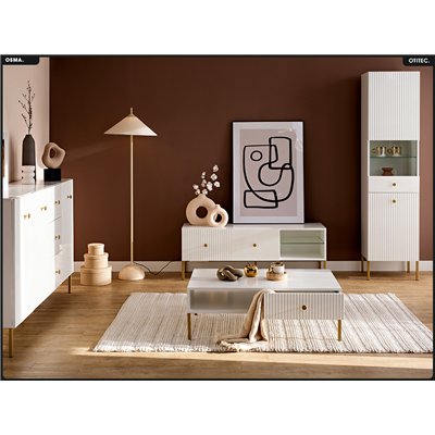 Meuble TV - H.48 x L.135 x P.42 - OMSA - GOLD