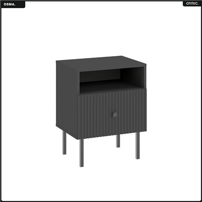 Table de chevet - H.60 x L.47 x P.41 - OMSA - GOLD