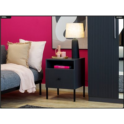 Table de chevet - H.60 x L.47 x P.41 - OMSA - GOLD