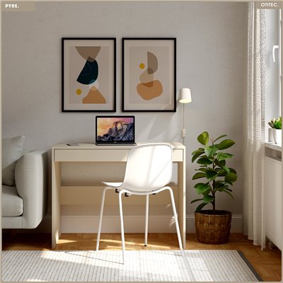 Burreau - H.76 x L.100 x P.50 - PYRE - CACHEMIRE