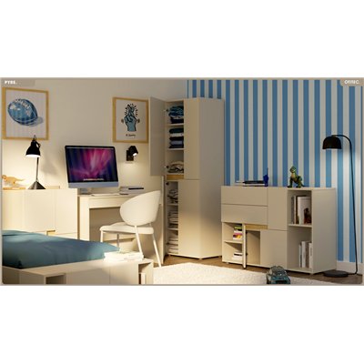 Burreau - H.76 x L.100 x P.50 - PYRE - CACHEMIRE