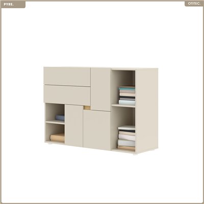 Commode - H.84 x L.120 x P.42 - PYRE - CACHEMIRE
