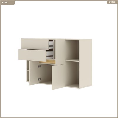 Commode - H.84 x L.120 x P.42 - PYRE - CACHEMIRE