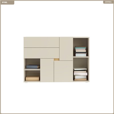 Commode - H.84 x L.120 x P.42 - PYRE - CACHEMIRE