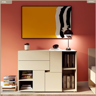 Commode - H.84 x L.120 x P.42 - PYRE - CACHEMIRE