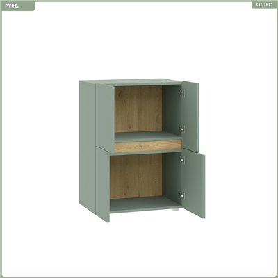 Commode - H.84 x L.60 x P.42 - PYRE - ALOE