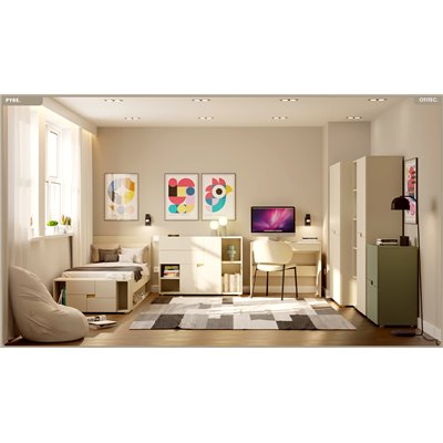 Commode - H.84 x L.60 x P.42 - PYRE - ALOE