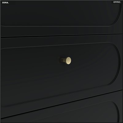 Commode - H.115 x L.75 x P.40 - SUNA - NOIR