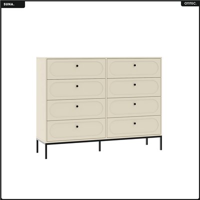 Commode - H.115 x L.150 x P.40 - SUNA - CACHEMIRE