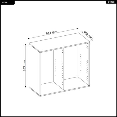 Commode - H.98 x L.91 x P.40 - SVEA