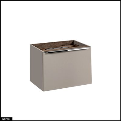Meuble sous vasque - 60 cm - 2 tiroirs - BOLD TAUPE