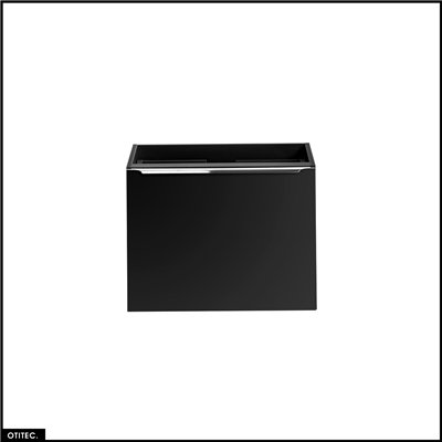 Meuble sous vasque - 60 cm - 2 tiroirs - BOLD BLACK