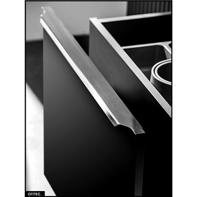 Meuble sous vasque - 80 cm - 2 tiroirs - BOLD BLACK