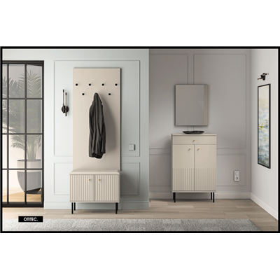 Porte-manteau mural - H.137 x L.68 cm - SOFY