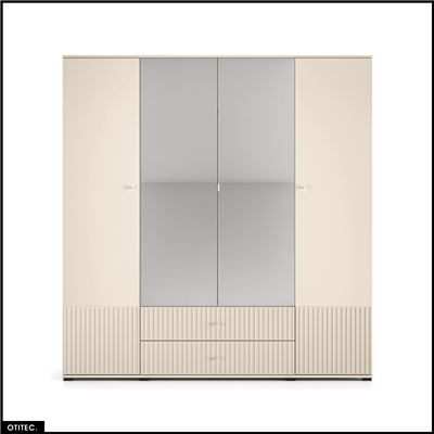 Armoire - H.210 x L.200 x P.55 cm - SOFY