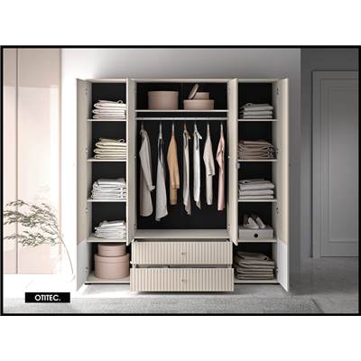 Armoire - H.210 x L.200 x P.55 cm - SOFY