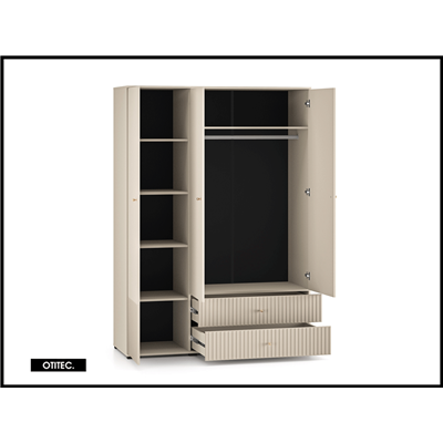 Armoire - H.210 x L.150 x P.55 cm - SOFY
