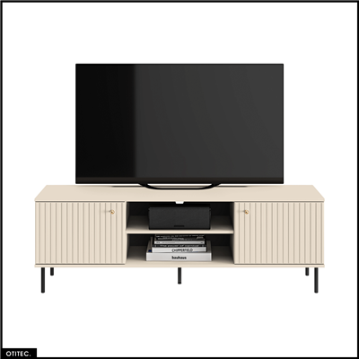 Meuble TV - H.53 x L.160 x P.40 cm - SOFY