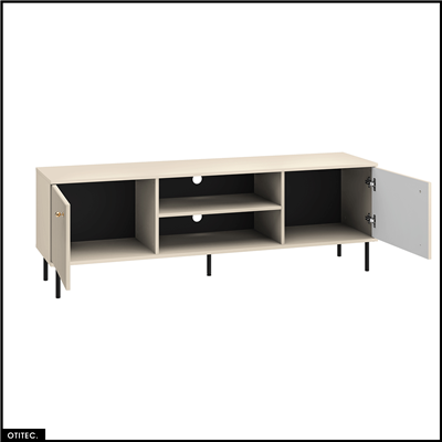 Meuble TV - H.53 x L.160 x P.40 cm - SOFY
