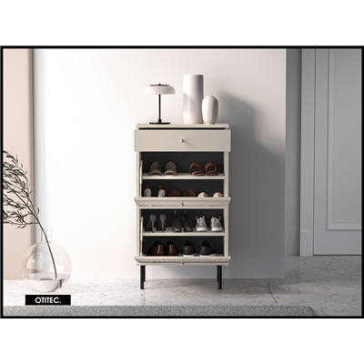 Meuble à chaussures - H.100 x L.55 x L.34 cm - SOFY