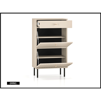 Meuble à chaussures - H.100 x L.55 x L.34 cm - SOFY