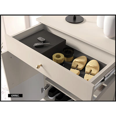 Meuble à chaussures - H.100 x L.68 x L.34 cm - SOFY